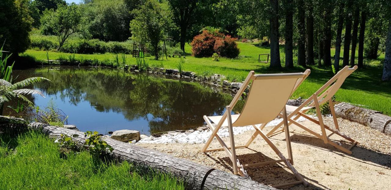 Le Vieux Moulin Gites - Detached Cottage With Garden Views And Pool Guégon Buitenkant foto